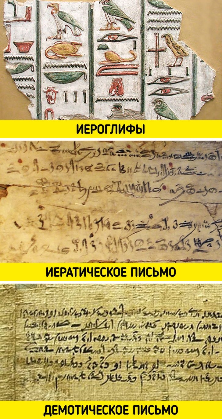 Объявление в древнем египте
